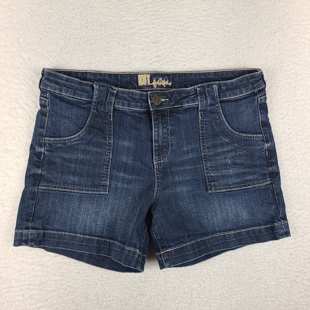 Kut From The Kloth Jean Shorts Womens 14 Dark Wash 5" Inseam Blue Denim